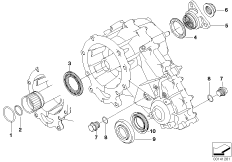 Детали раздаточной коробки NV 125