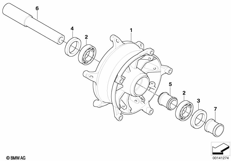 Ступица колеса Пд