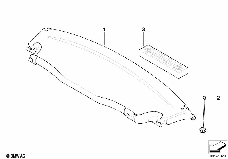 полка за задним сиденьем