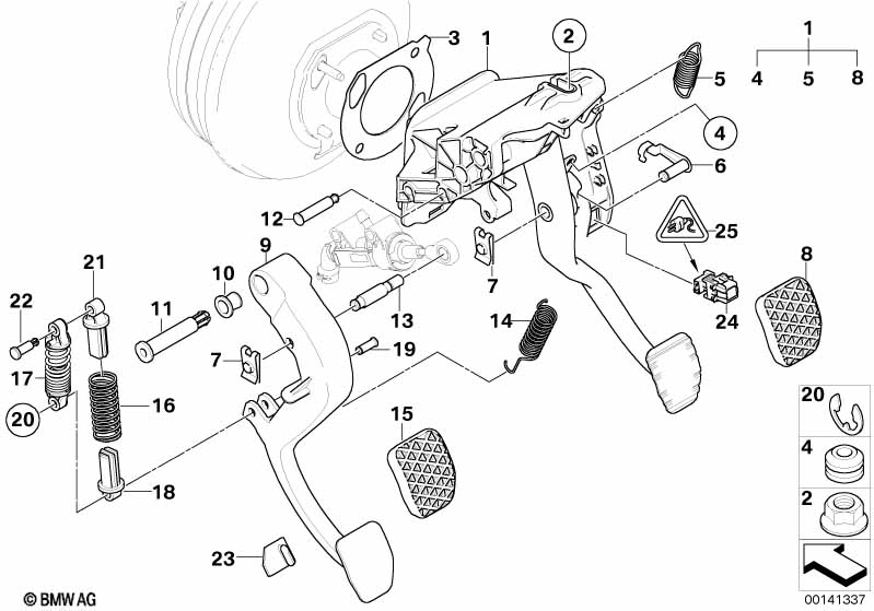 ZB Fusshebelwerk M Uebertotpunktfeder