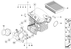 Глушитель шума всасыв./сменн.эл.фильтра