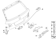 Багажная дверь/система запирания