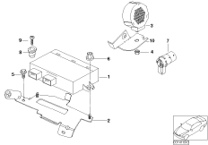 Сигнализация авар.сближен.при парк.(PDC)