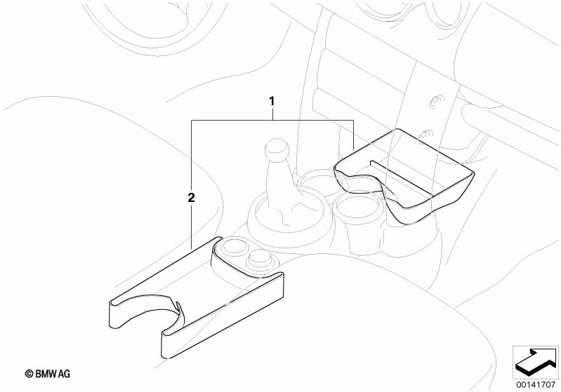 Вставки в центральной консоли