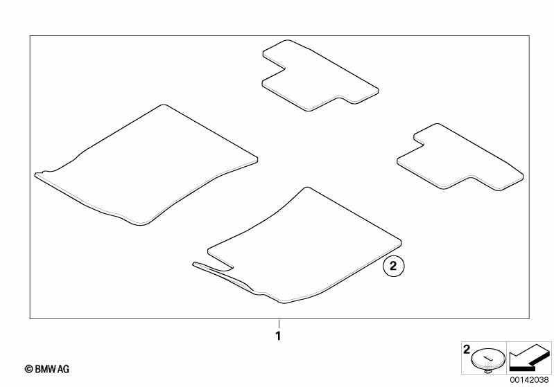 Ножные коврики City