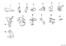 Элементы крепления жгута проводов