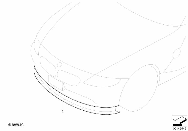 Защита переднего бампера
