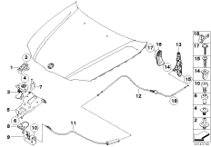 Привод капота