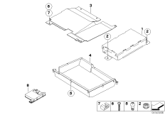 Детали SA 644 в багажнике