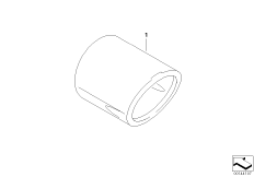 Насадка на выпускную трубу