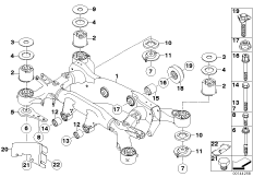 балка заднего моста