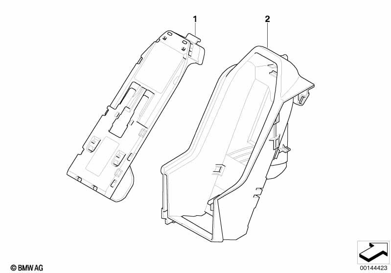 Детали SA 633 в центральной консоли