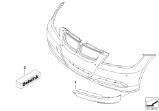 Насадки на передн.фартук M Performance