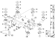 балка заднего моста