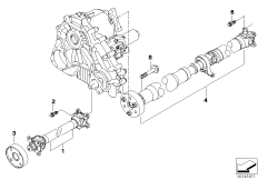 Карданный вал, привод на все колеса