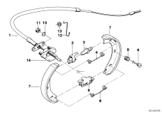 Стояночный тормоз/тормозные колодки