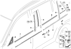 Наружн.наклад/дек.решетка/упл.прокладки
