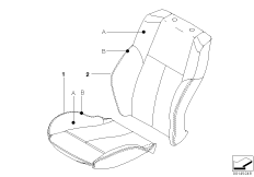 Инд. обивка спортивного сиденья Пд