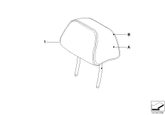 Подголовник Individual Зд кожа