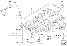 Масляный картер/маслоизмерит.приспособл.