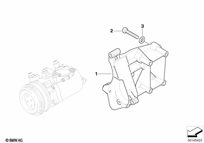 Компрессор кондиционера дополн.элементы