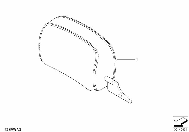 Индивидуальный подголовник Пд кожа