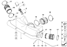 Коробка воздухопритока/HFM/гофр.шланг
