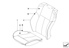 Инд. обивка спортивного сиденья Пд