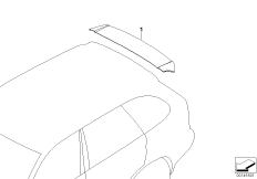 Задний спойлер