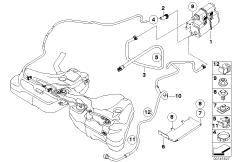 Фильтр с акт.углем/вентил.с.подачи топл.