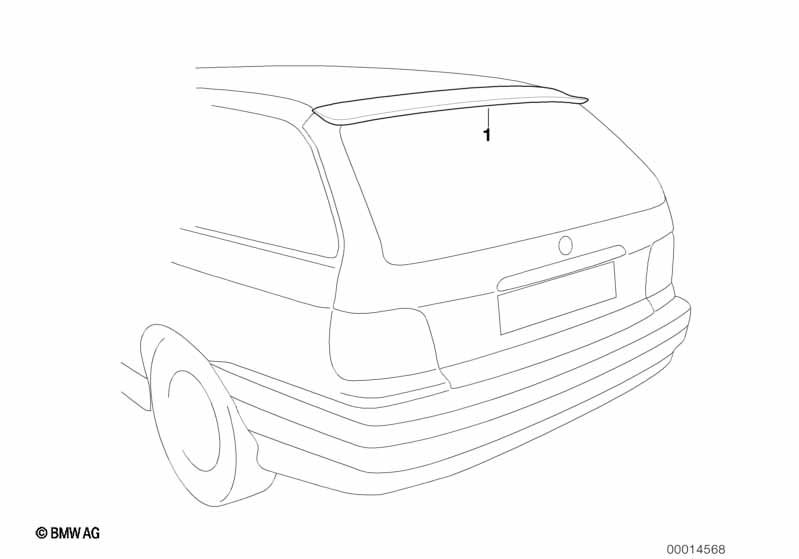 Спойлеры на крыше