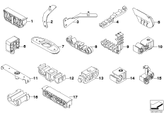 Трубопровод торм.привода Зд/крепление