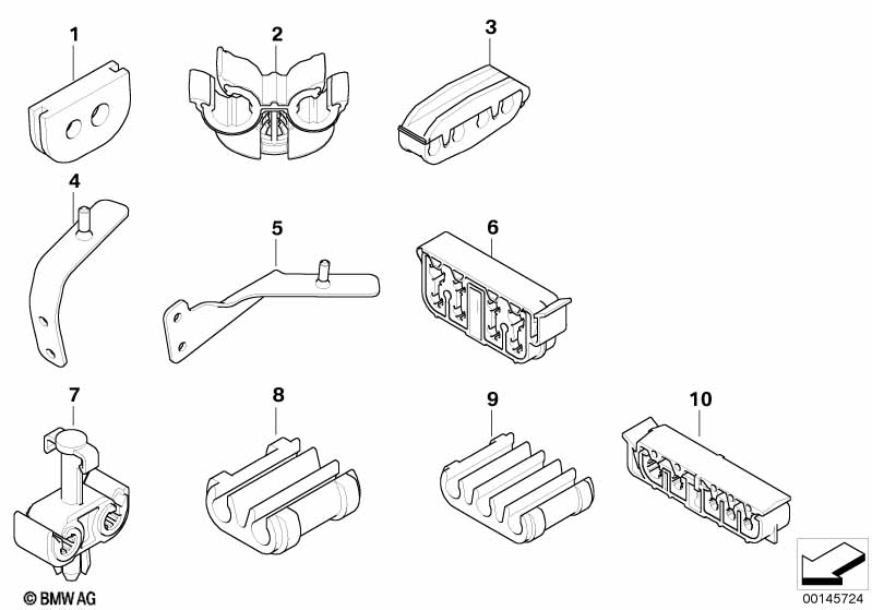 Резиновая втулка  E60 E60 LCI