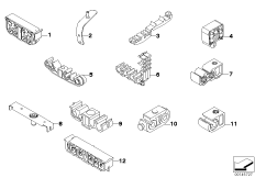 Трубопровод торм.привода Зд/крепление