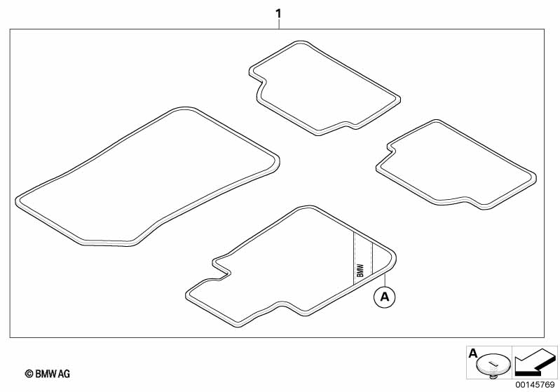 Ножные коврики Commercial