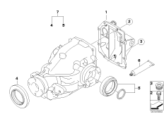 Комплект уплотнителей редукт.задн.моста