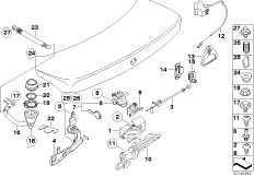 Багажная дверь/система запирания