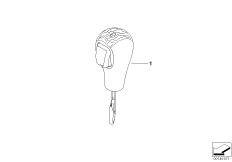 Индивид. ручки рычага управл. КПП дерево