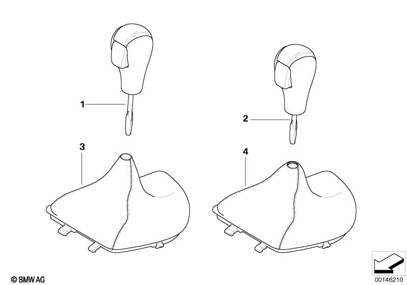 Ручки рычага управления / кожухи