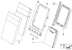 Заднее сиденье, чехол для перевозки лыж
