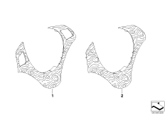 Крышка рулевого колеса, дерево