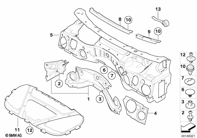 Гайка с пружинным зажимом