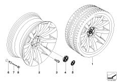 Л/c диск BMW со звездообр.спиц.диз.218