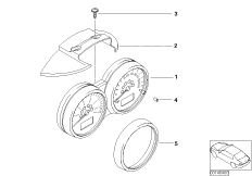 Сдвоенные приборы на рулевой колонке