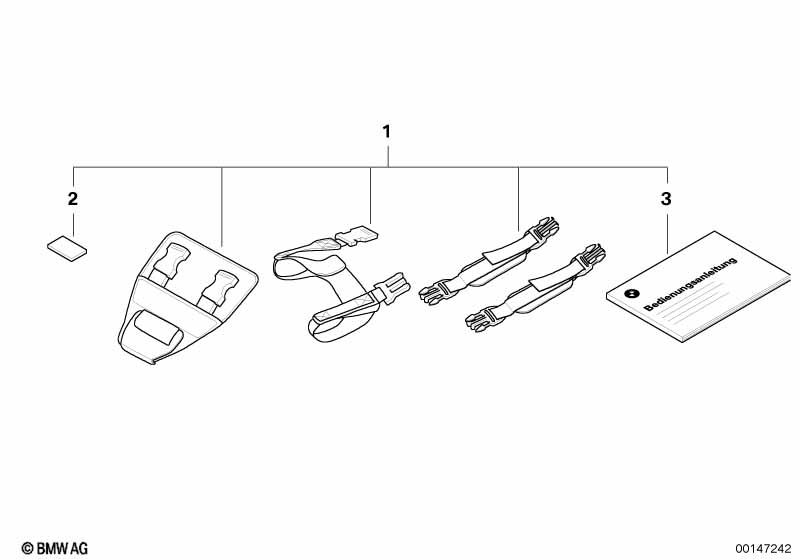 Детали креплений сумки на баке