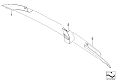 Верхняя облицовка стоек Пд,Центр,Зд Indi