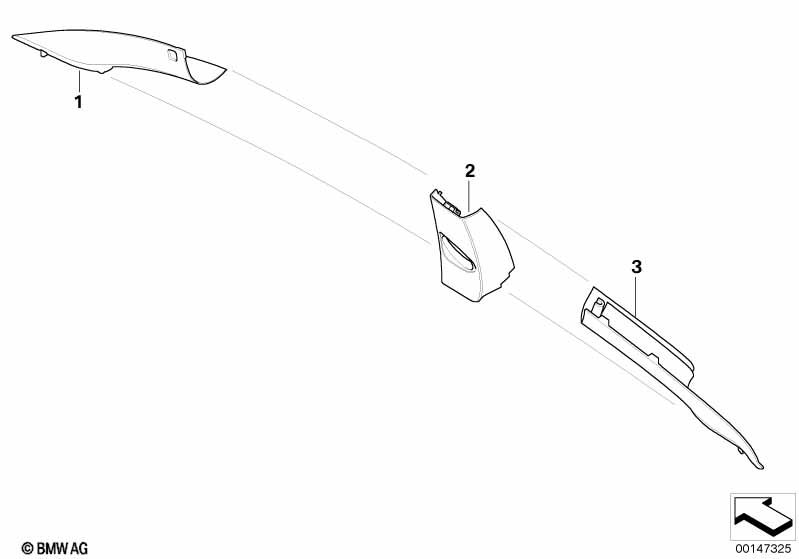 Верхняя облицовка стоек Пд,Центр,Зд Indi