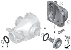 Комплект уплотнителей редукт.задн.моста