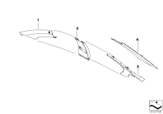 Верхняя облицовка стоек Пд,Центр,Зд Indi