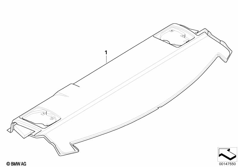 Инд.полка за задним сиденьем Alcantara